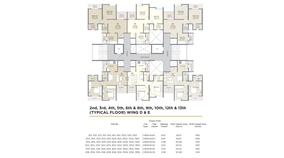 Kolte-Patil-EQUA-Typical-Floor-Plan